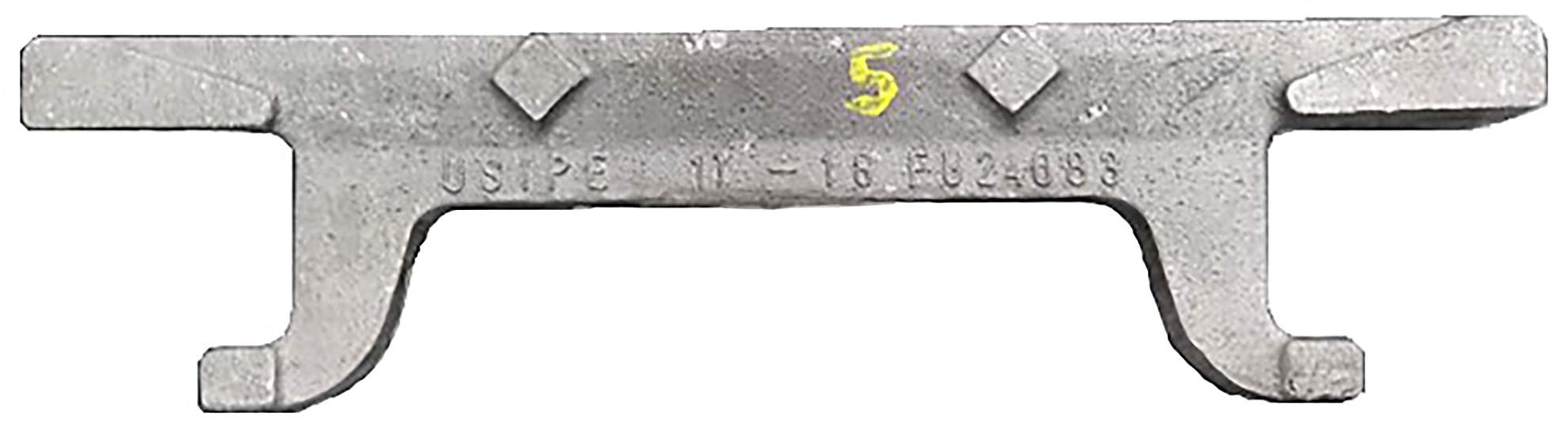 Fig. 1: Usipe, among other things, this 5.85 kg grate bar used in pallet cars for sintering. 