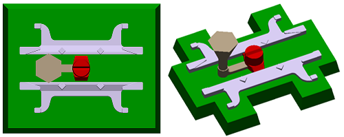 Fig. 3c: ... to, finally, produce the casting with this mold design. 
