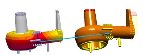 Alteração do projeto com adição de respiros (vents) 